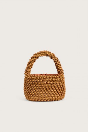 Tote Cult Gaia Cora Mini Brązowe | HU5831702