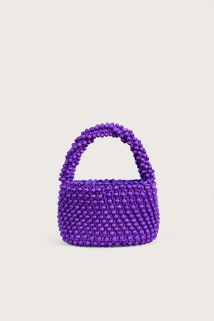 Tote Cult Gaia Cora Mini Fioletowe | BG5427968