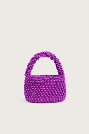 Tote Cult Gaia Cora Mini Fioletowe | OE5897203