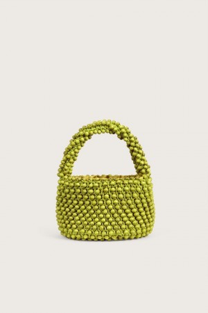 Tote Cult Gaia Cora Mini Oliwkowe | XQ6791283