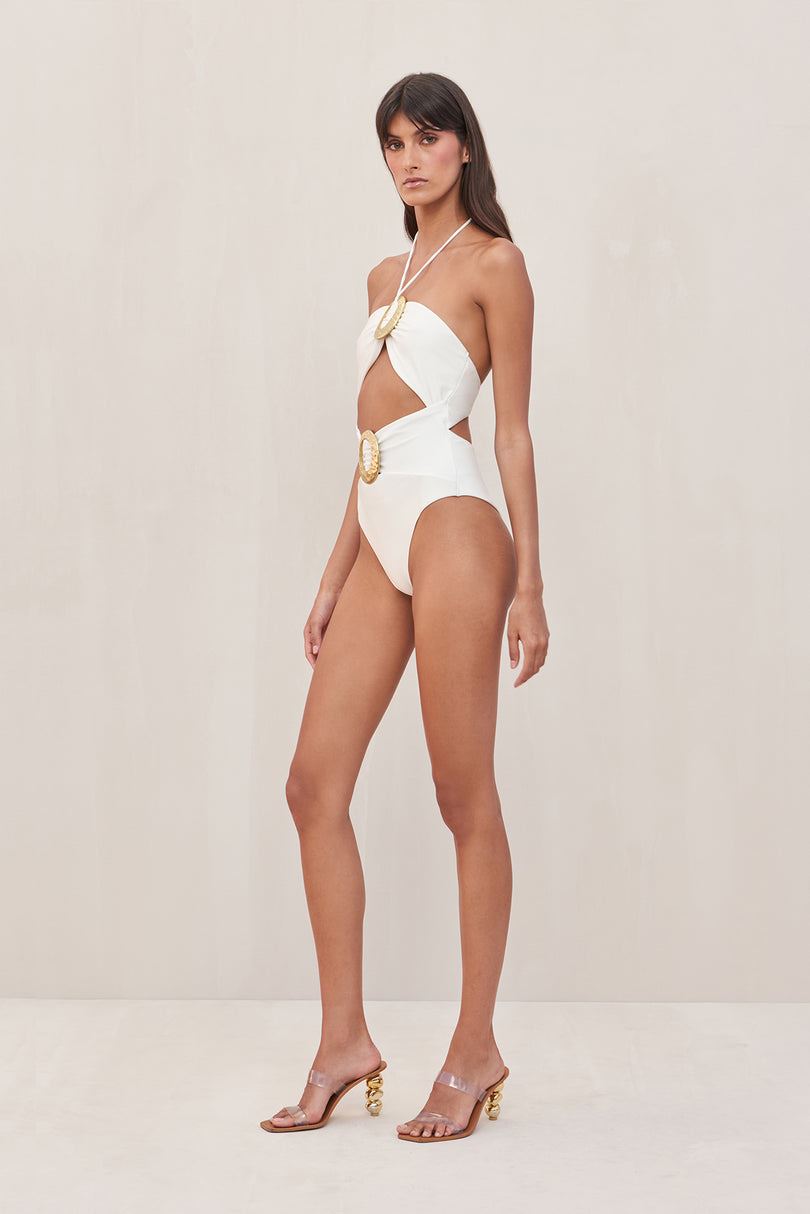 Body Cult Gaia Eshita One Piece Białe | PL1378962