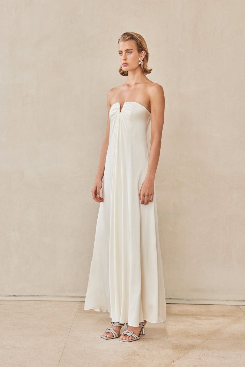 Sukienka Cult Gaia Janelle Gown Białe | AD1673589