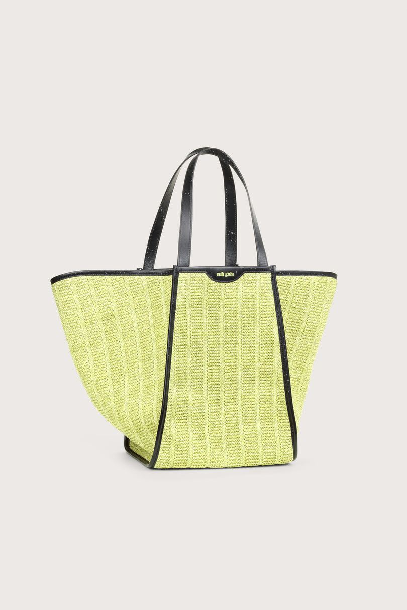 Tote Cult Gaia Sadie Żółte | FU8372596